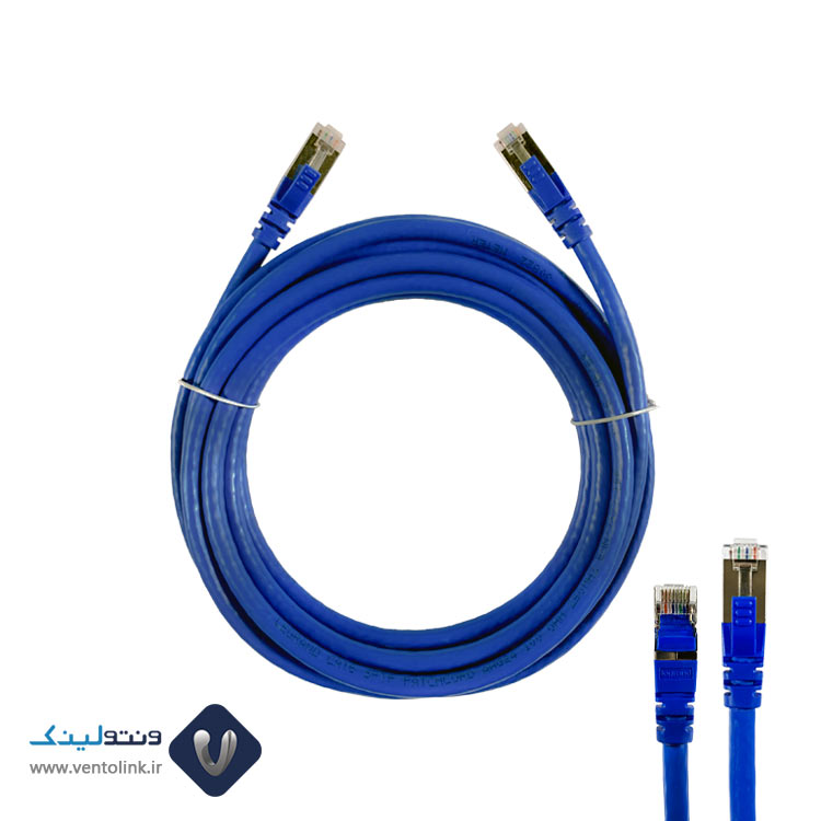 قیمت پچ کورد لگراند 5 ‌متری Cat6 SFTP آبی PVC | ونتولینک